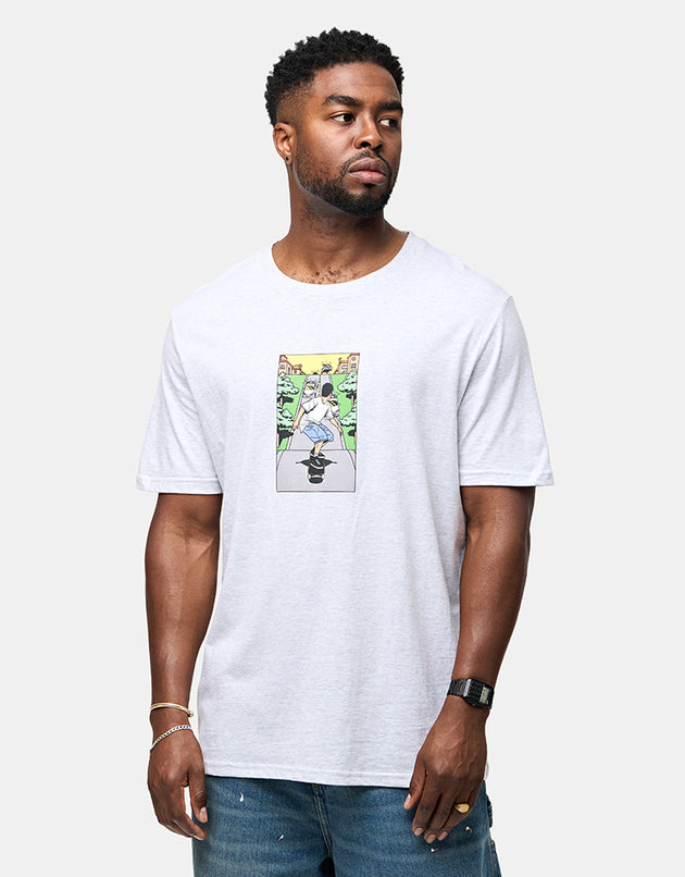 Route One Pursuit Organic T-Shirt - Cool Grey Heather