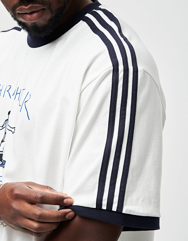 adidas x Thrasher x AFA Gonz Ringer T-Shirt - Core White