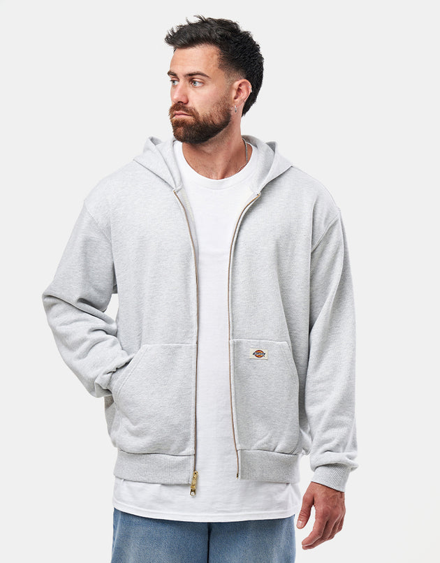 Dickies Fostoria Full Zip Hoodie - Light Gray