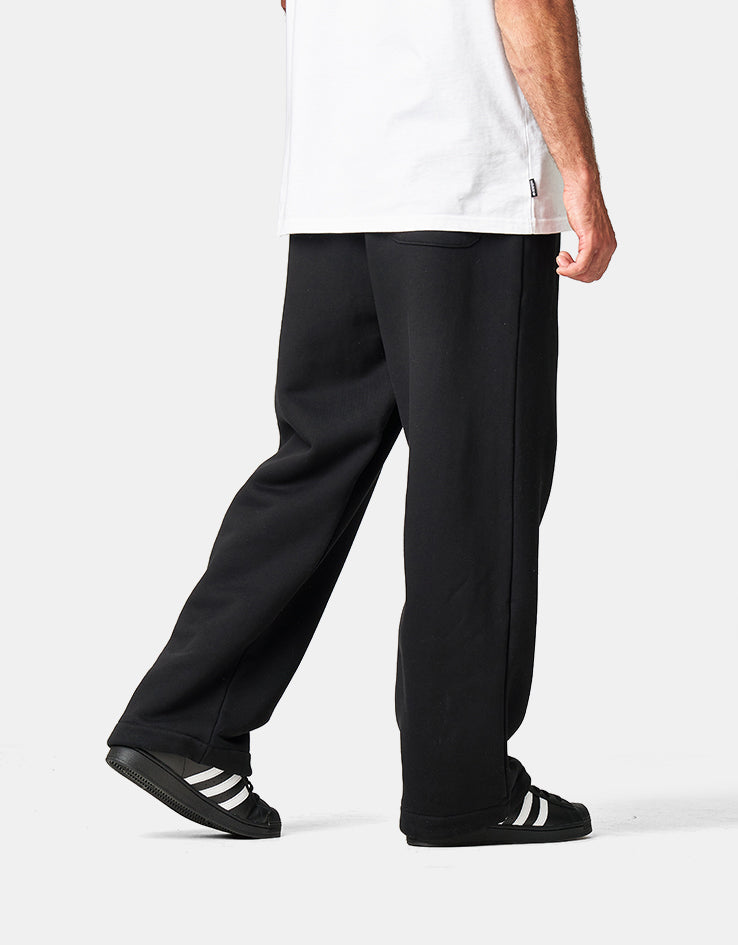 Route One Wide Leg Sweatpant - Black