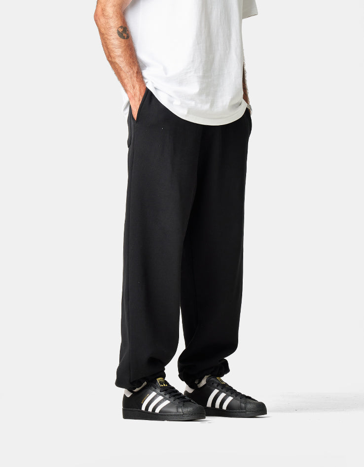 Route One Wide Leg Sweatpant - Black
