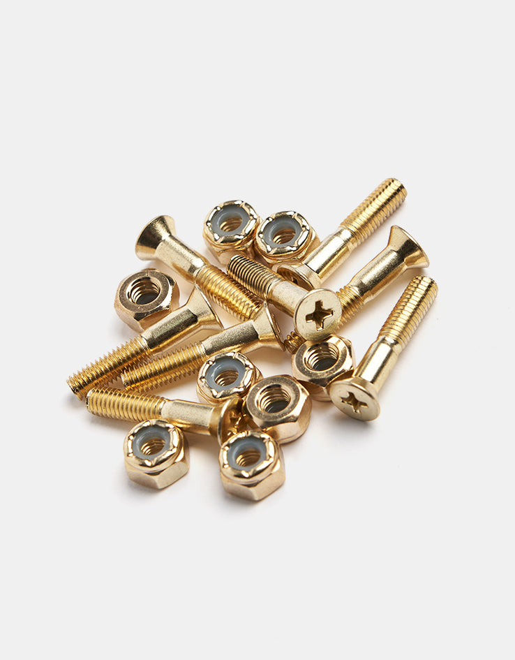 Pig Anodized Gold 1" Phillips Bolts