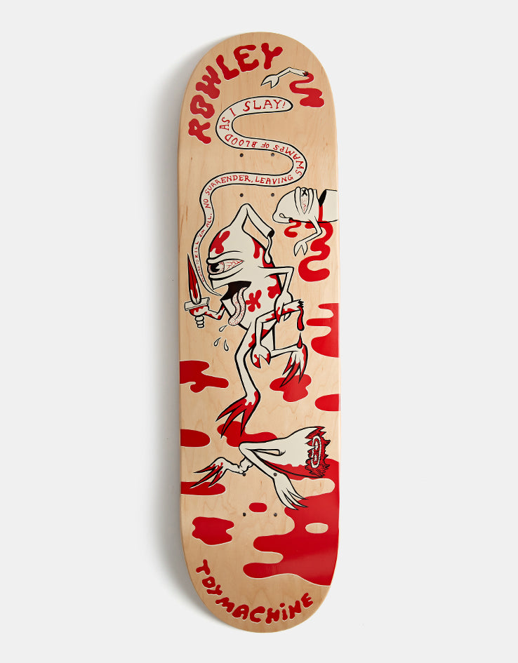 Toy Machine Rowley Slayer Skateboard Deck - 8.5"