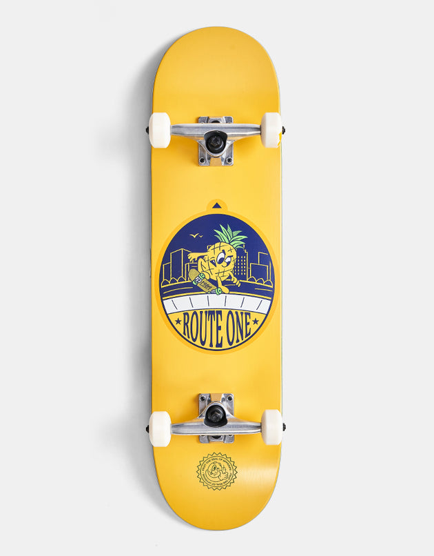 Route One Fruit One Pineapple Complete Skateboard - 8"