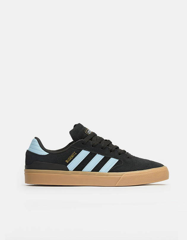 adidas Busenitz Vulc II Skate Shoes - Core Black/Clear Sky/Gum
