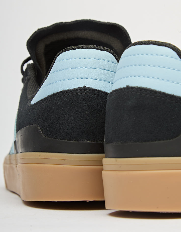adidas Busenitz Vulc II Skate Shoes - Core Black/Clear Sky/Gum