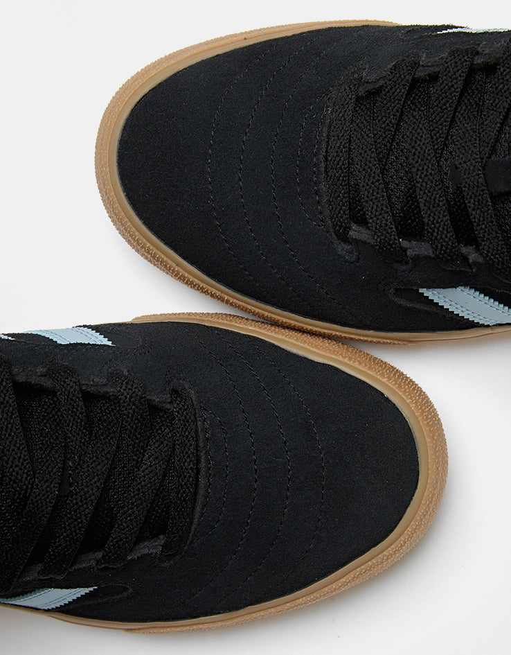 adidas Busenitz Vulc II Skate Shoes - Core Black/Clear Sky/Gum