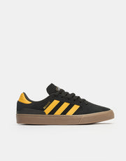 adidas Busenitz Vulc II Skate Shoes - Core Black/Preloved Yellow/Gum