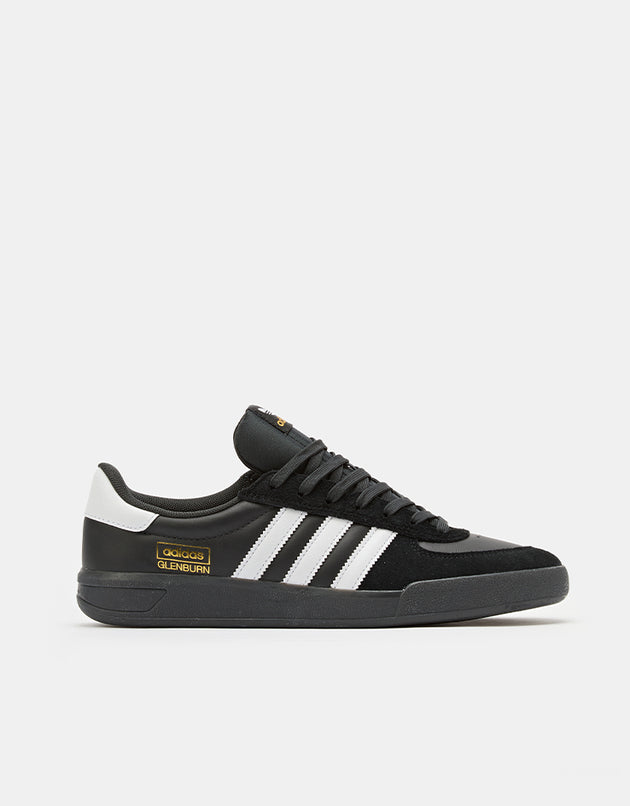 adidas Glenburn Skate Shoes - Core Black/White/Carbon