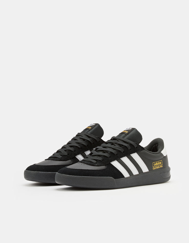 adidas Glenburn Skate Shoes - Core Black/White/Carbon