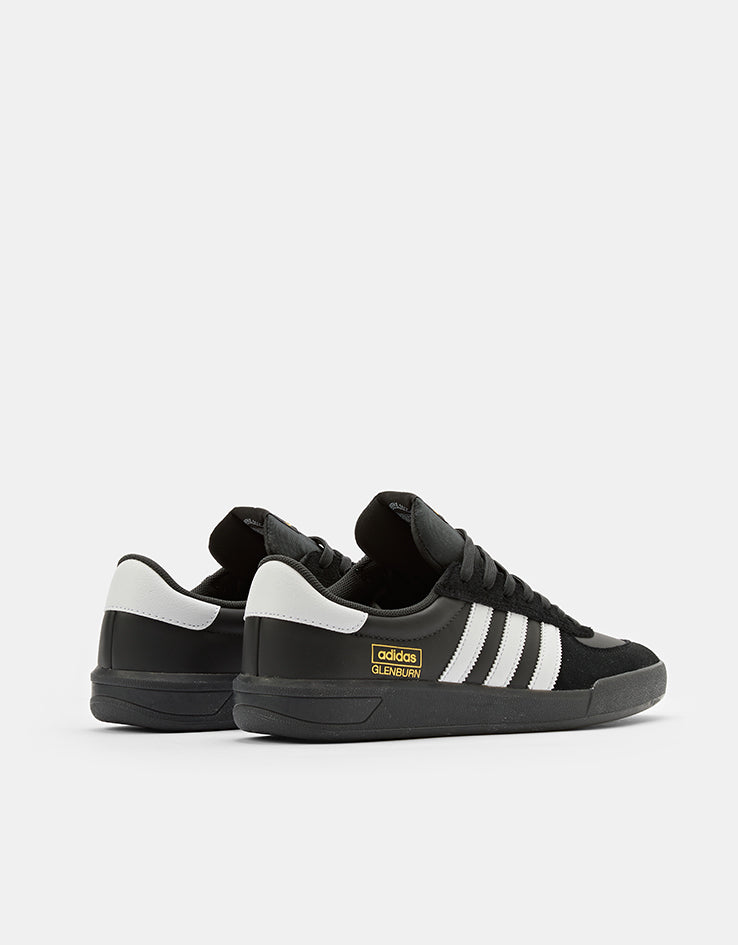 adidas Glenburn Skate Shoes - Core Black/White/Carbon