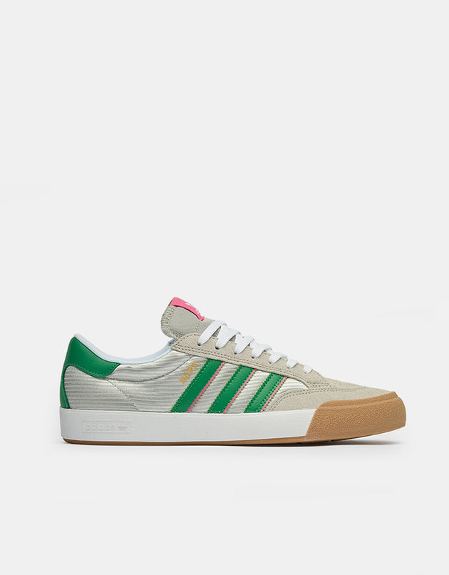 adidas Nora Skate Shoes - Grey/Green/Pink Fusion