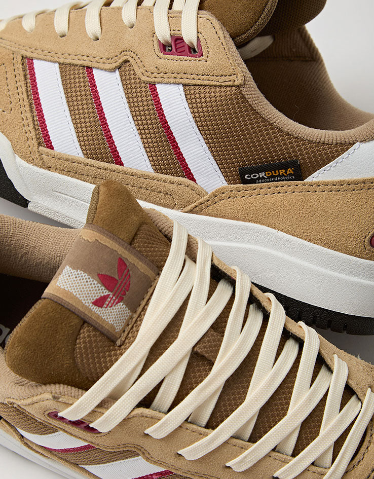 adidas Tekkira Cup Skate Shoes - Cardboard/White/Team Victory Red