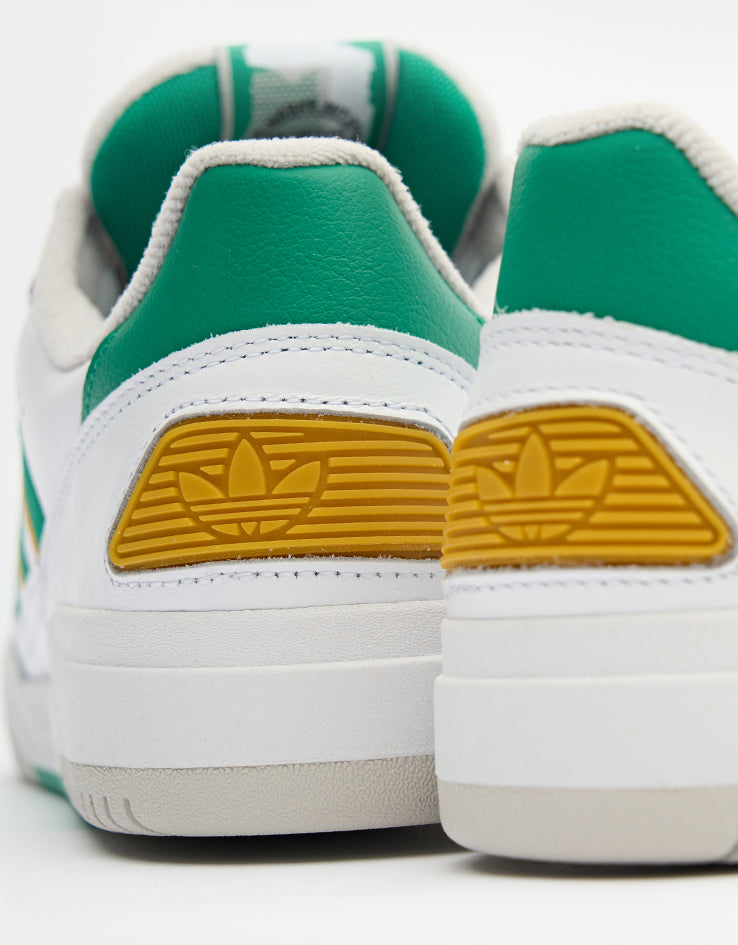 adidas Tekkira Cup Skate Shoes - White/Court Green/Preloved Yellow