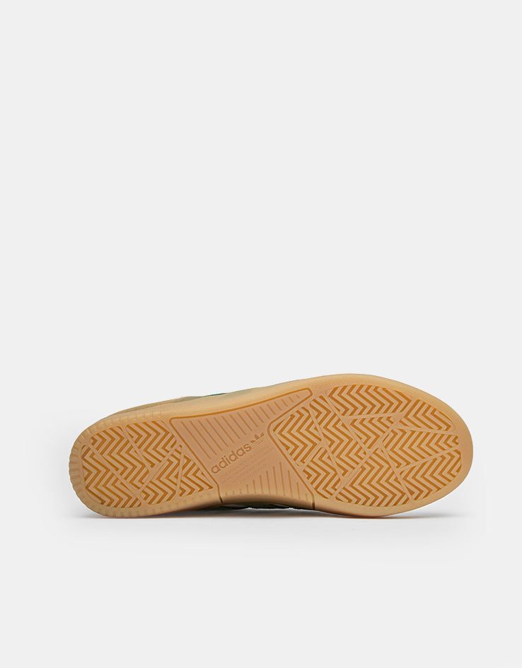 adidas Tyshawn Skate Shoes - White/Collegiate Green/Gum