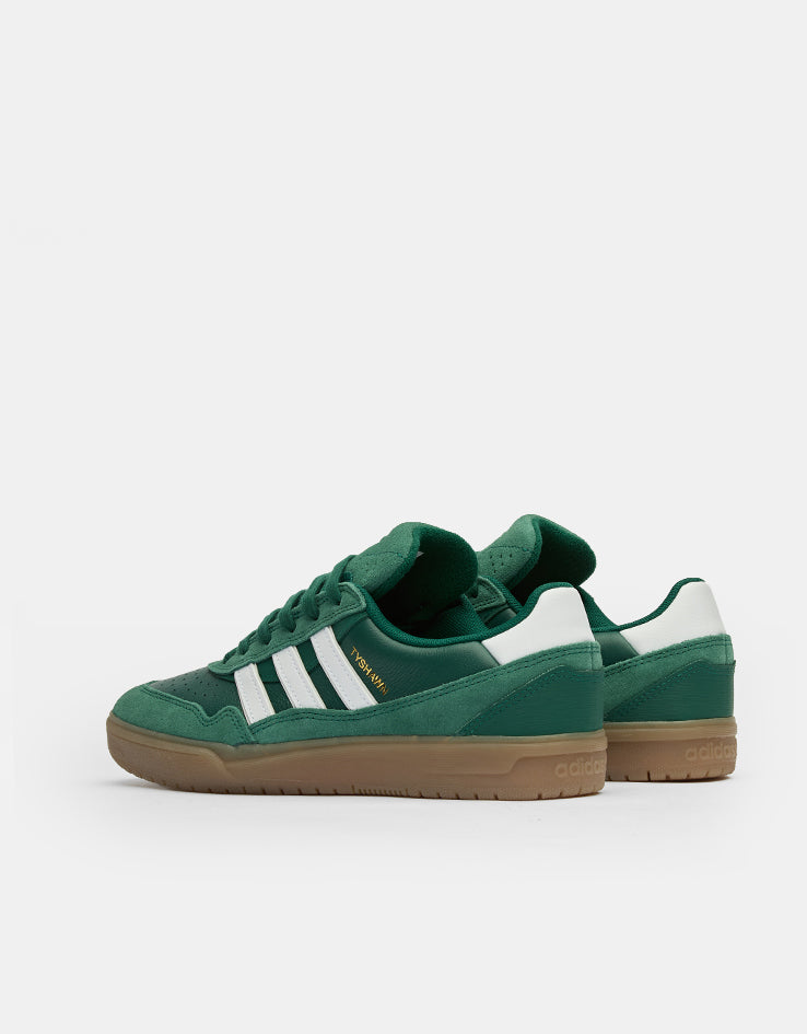 adidas Tyshawn II Skate Shoes - Collegiate Green/White/Gum