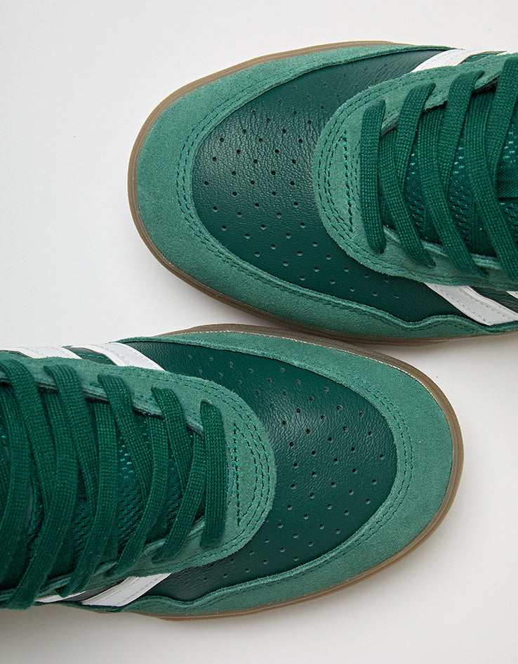 adidas Tyshawn II Skate Shoes - Collegiate Green/White/Gum
