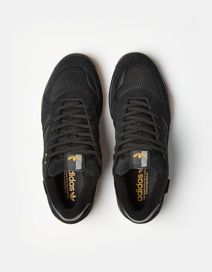 adidas Tekkira Cup Skate Shoes - Carbon/Carbon/Core Black