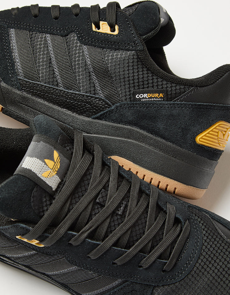 adidas Tekkira Cup Skate Shoes - Carbon/Carbon/Core Black