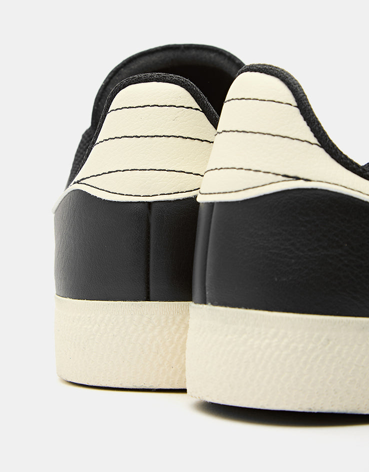 adidas Gazelle ADV Skate Shoes - Core Black/Cream White/Gold Metallic