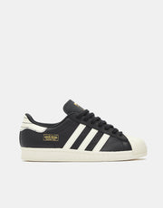 adidas Superstar 80 ADV Skate Shoes - Core Black/Cream White/Gold Metallic