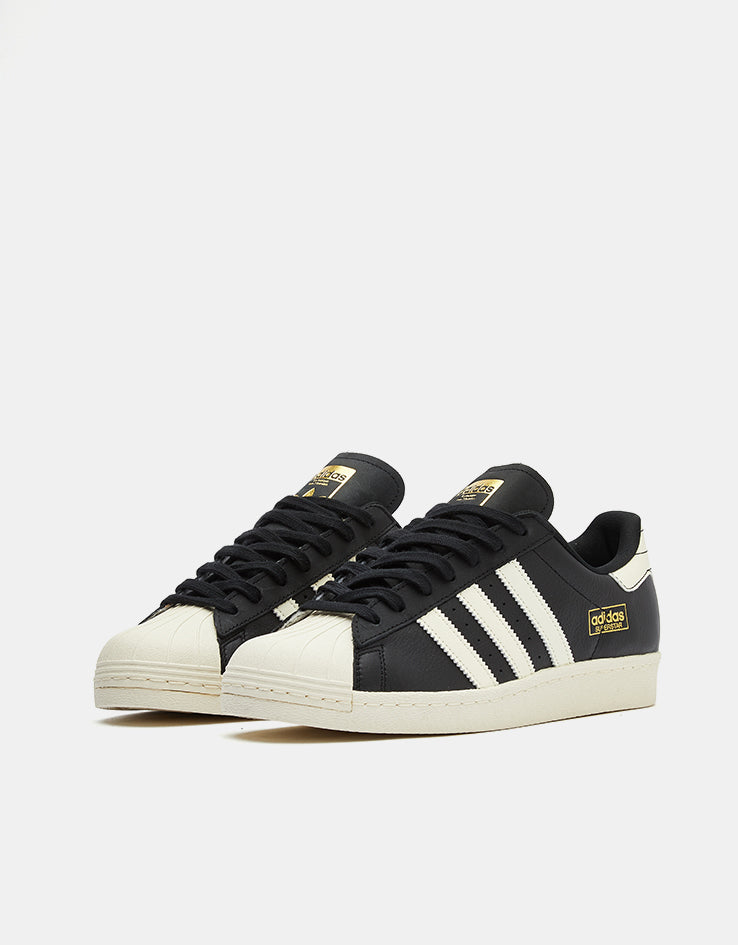 adidas Superstar 80 ADV Skate Shoes - Core Black/Cream White/Gold Metallic