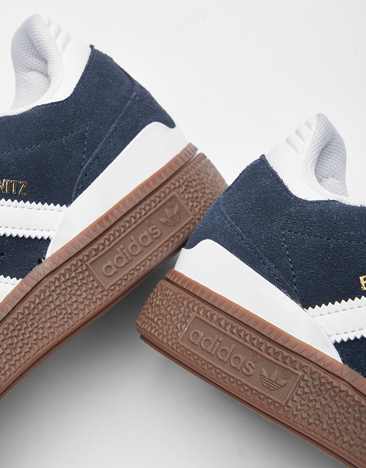 adidas Busenitz Skate Shoes - Aurora Ink/White/Gum