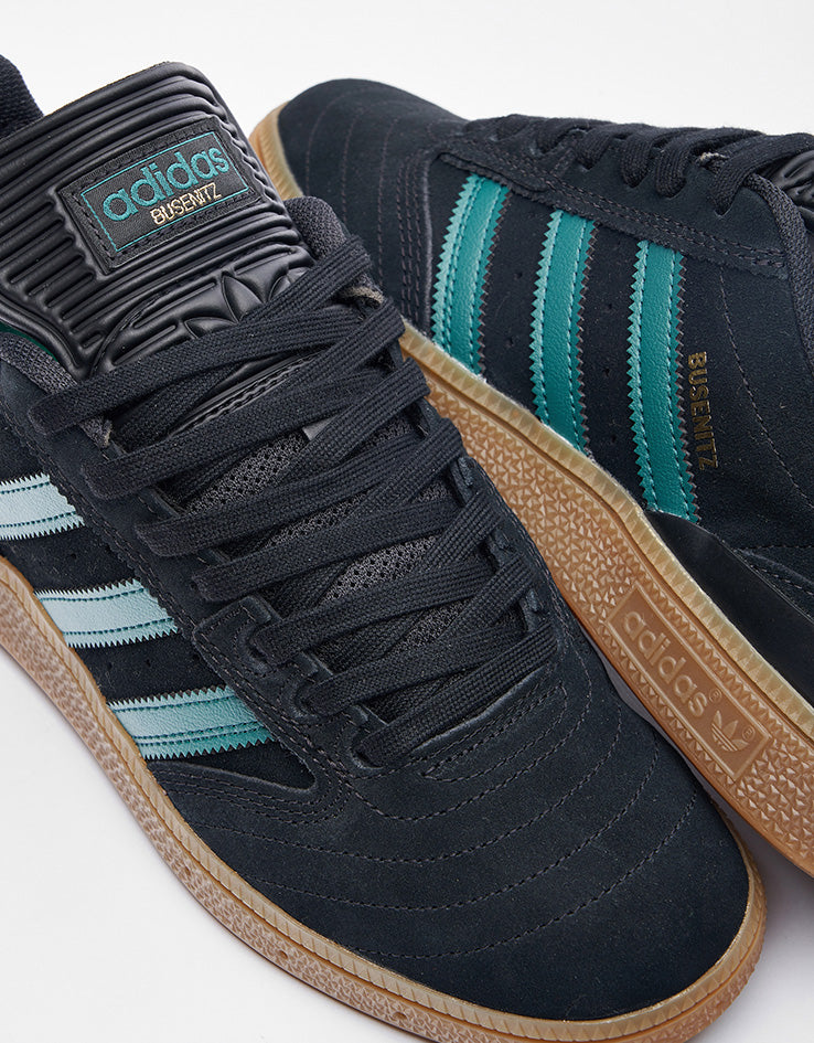 adidas Busenitz Skate Shoes - Core Black/Collegiate Green/Gum