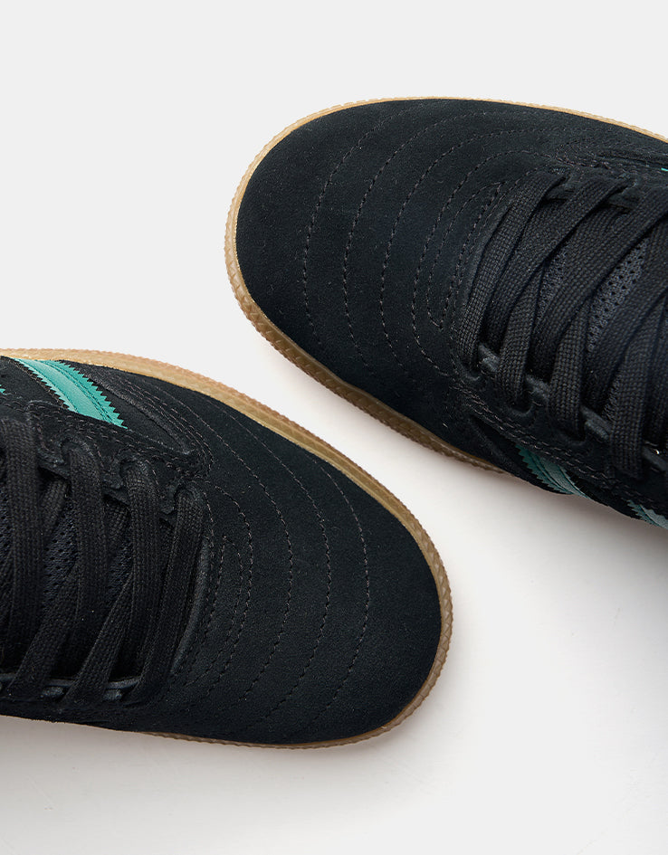 adidas Busenitz Skate Shoes - Core Black/Collegiate Green/Gum