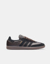 adidas Samba ADV Skate Shoes - Dark Brown/Core Black/Gum