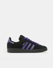 adidas Campus ADV Skate Shoes - Collegiate Purple/Core Black/Silver Metallic