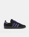 adidas Campus ADV Skate Shoes - Collegiate Purple/Core Black/Silver Metallic