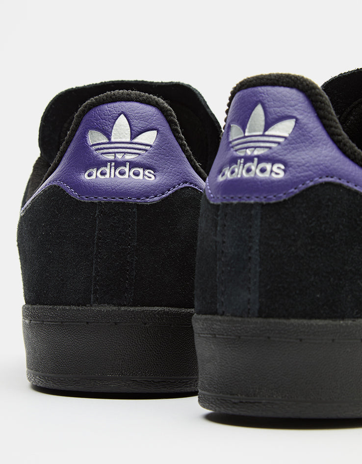 adidas Campus ADV Skate Shoes - Collegiate Purple/Core Black/Silver Metallic