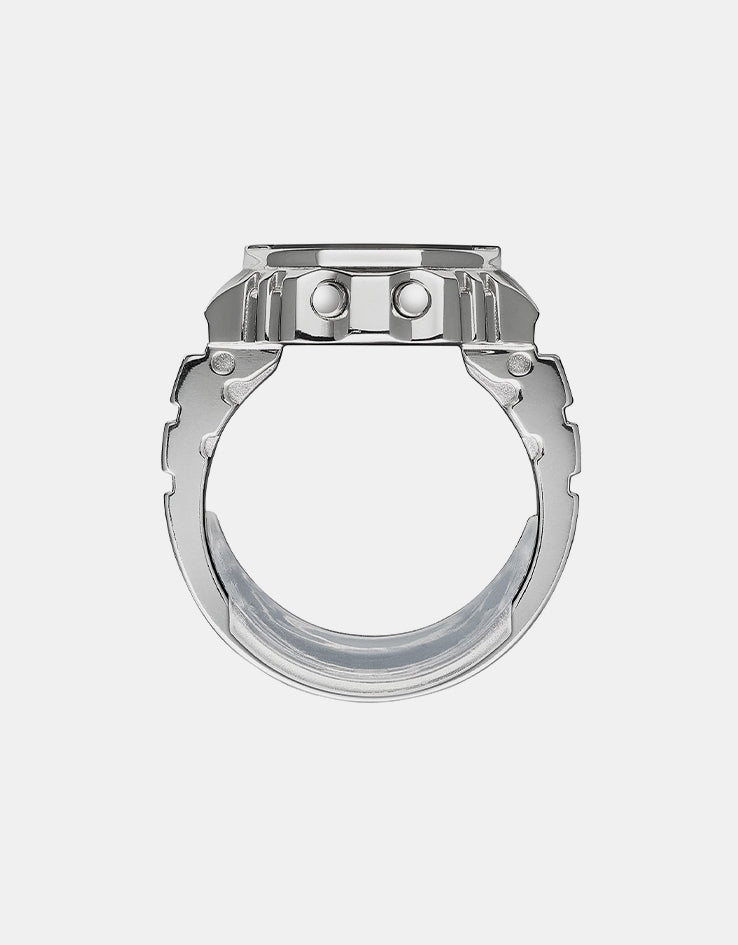Casio 50th Anniversary CRW-001-1ER Digital Ring Watch - Silver