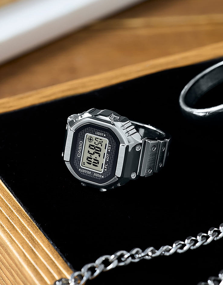 Casio 50th Anniversary CRW-001-1ER Digital Ring Watch - Silver