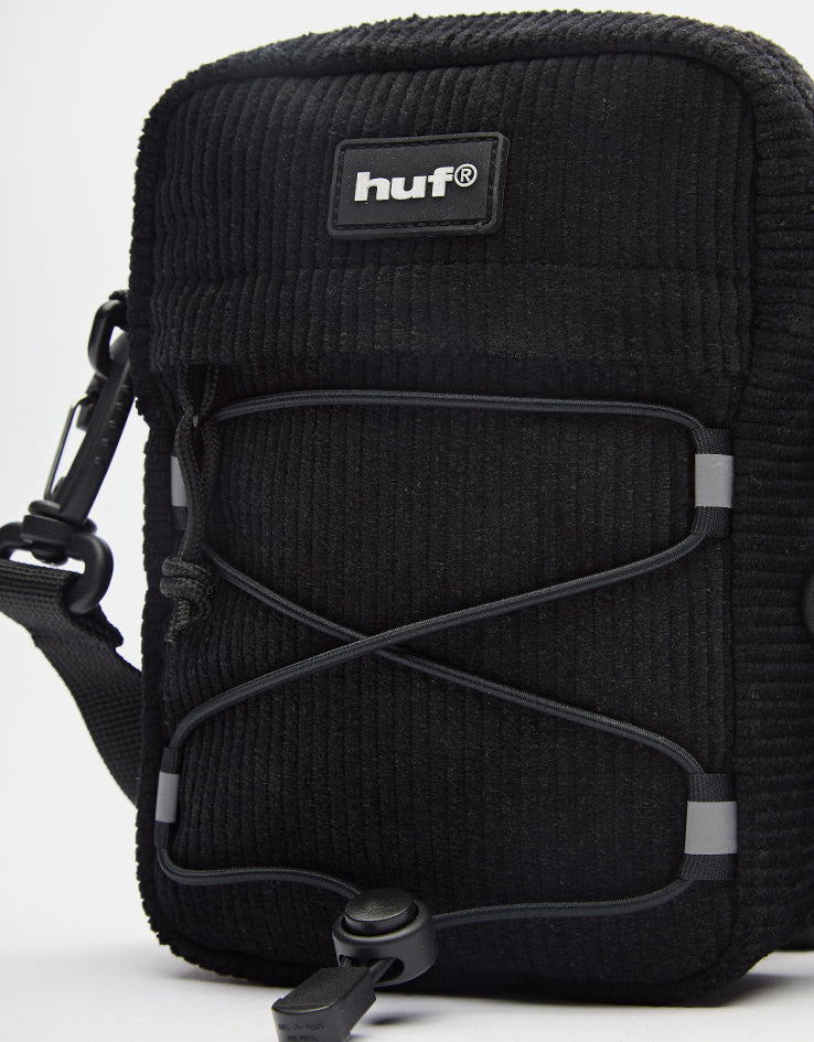 HUF Corduroy Bowery Cross Body Bag - Black