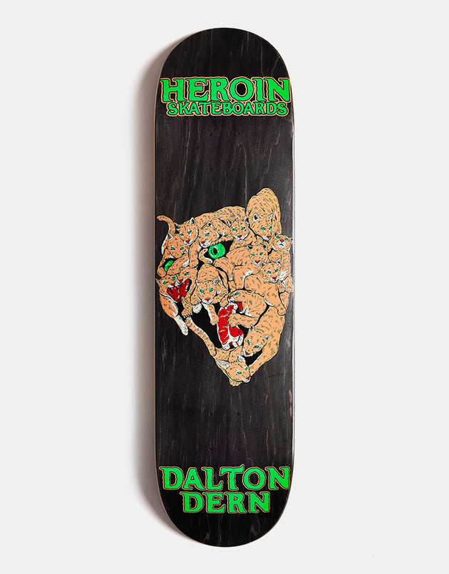 Heroin Dern Jaguar Skateboard Deck - 8.5”
