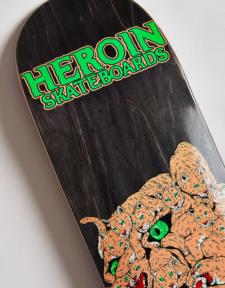 Heroin Dern Jaguar Skateboard Deck - 8.5”