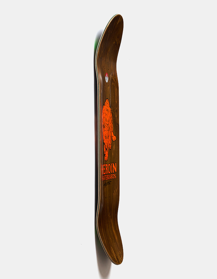 Heroin Dern Jaguar Skateboard Deck - 8.5”