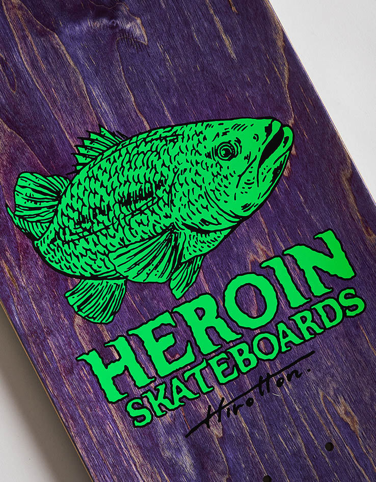 Heroin Aaron Fish Skateboard Deck - 8.75”