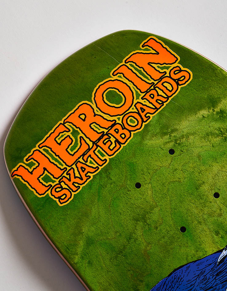 Heroin Nolan Crow Skateboard Deck - 10”