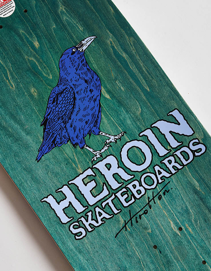 Heroin Nolan Crow Skateboard Deck - 10”