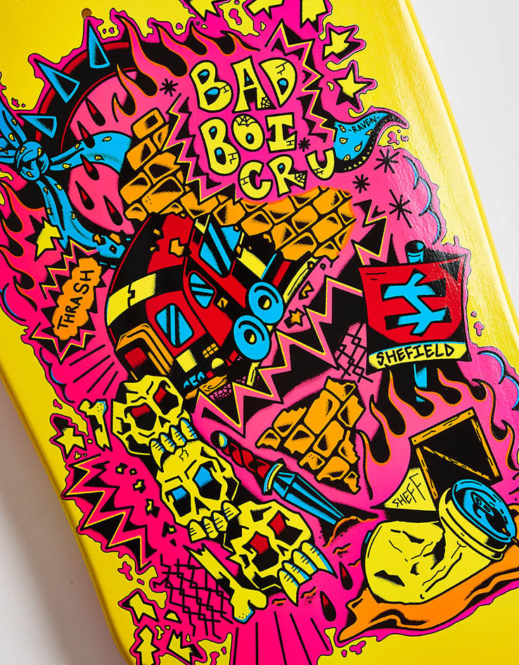 Heroin Dead Dave Gush Skateboard Deck - 10.1”