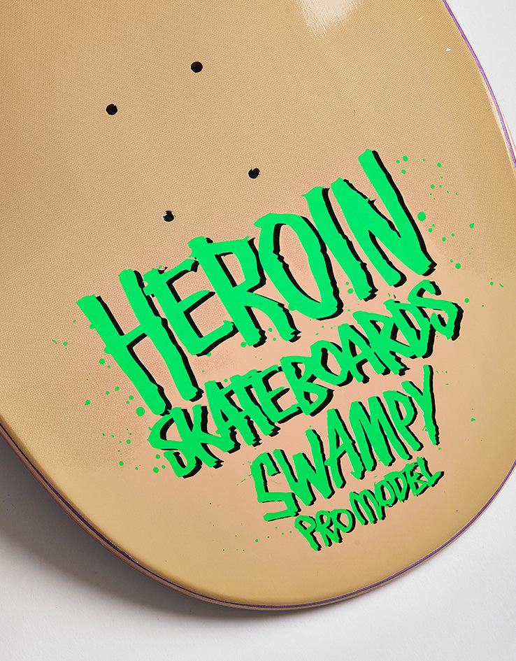 Heroin Swampy Egg Skateboard Deck - 11”