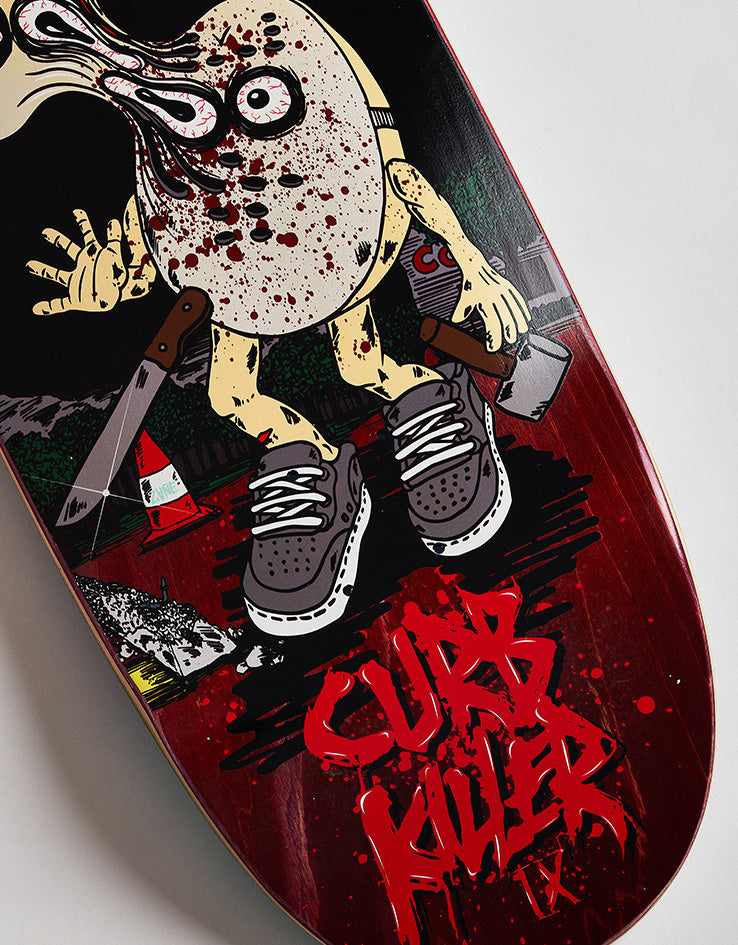 Heroin Curb Killer Merged Skateboard Deck - 10”
