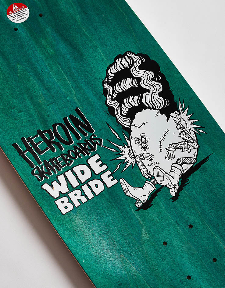 Heroin Wide Bride Skateboard Deck - 10.4”