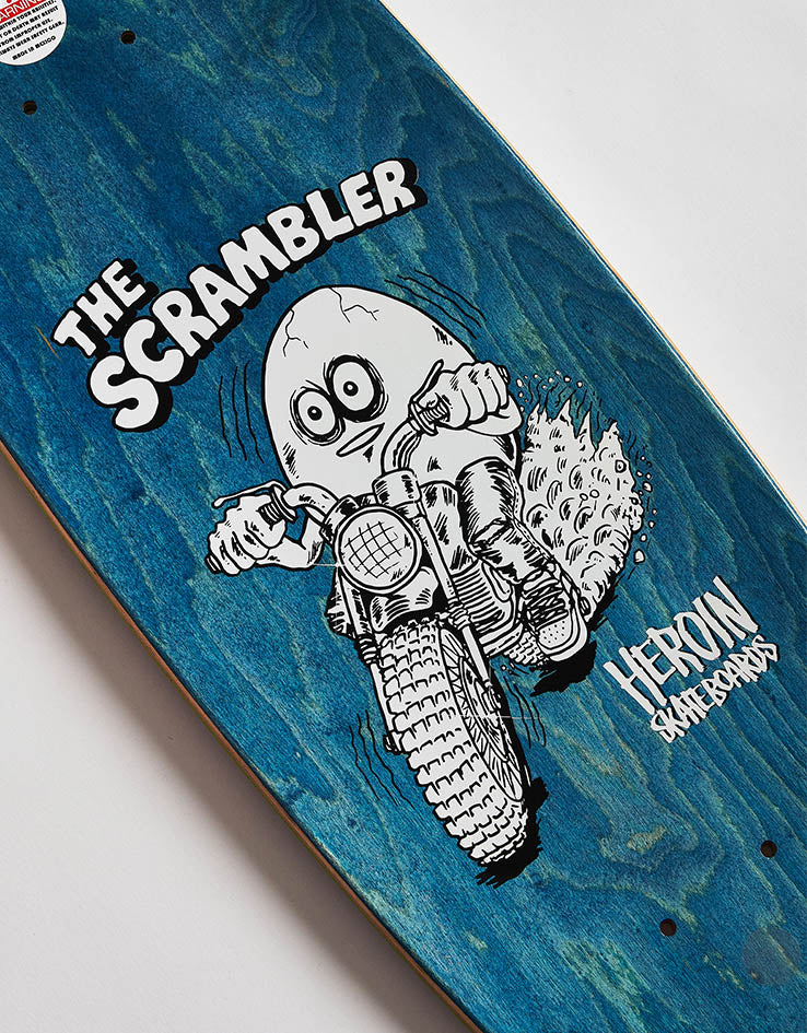 Heroin The Scrambler Skateboard Deck - 7.875”