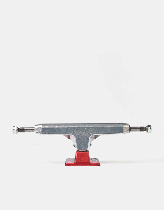 Lurpiv 3 Standard Skateboard Trucks - Polished/Red (Pair)