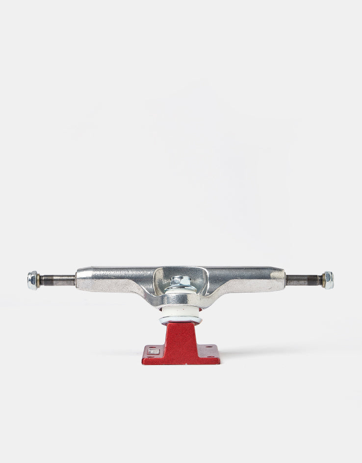 Lurpiv 3 Standard Skateboard Trucks - Polished/Red (Pair)