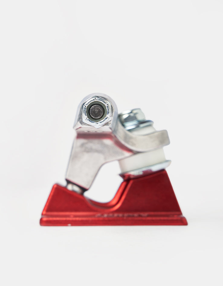 Lurpiv 3 Standard Skateboard Trucks - Polished/Red (Pair)